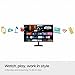 SAMSUNG 32-Inch M7 (M70D) Series 4K UHD Smart Monitor with Streaming TV, Speakers, HDR10, USB-C, Multiple Ports, Gaming Hub, SolarCell Remote, Vision Accessibility Tools, LS32DM702UNXGO, 2024, Black