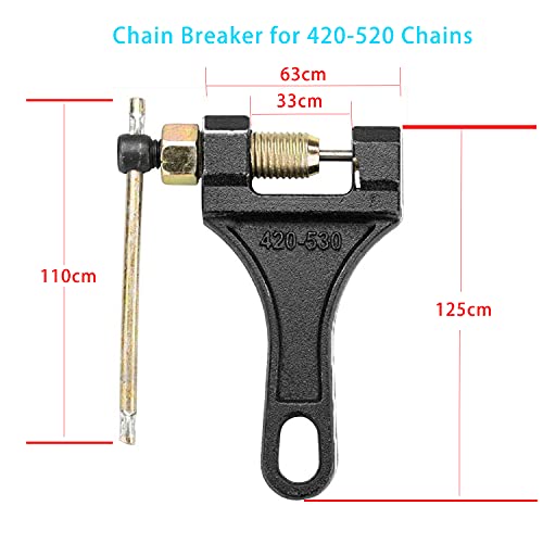 LUPING Chain Breaker Tool 420-530 for Dirt Bike Motorcycle Roller Chains - Image 4