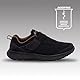 diawin Diabetiker Schuhe Herren und Damen – Nahtloser Großzügiger Extratiefer Innenraum – Orthopädische dw Schuhe mit Klettverschluss in 3 Breiten, Black Coffee