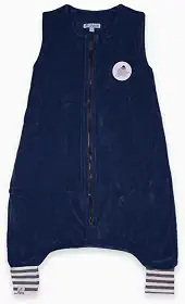 Saco de dormir infantil com pé Plush Marinho, Lefante, Azul Marinho, 1