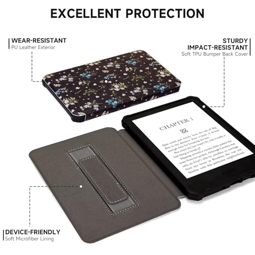 Funda para Kindle Paperwhite 1 2 3 de Fancity con correa de mano y función auto-activación 6