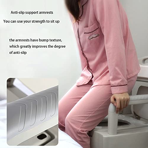 Silla de Inodoro para Uso Doméstico, Elevada, para Adultos Mayores, Transporte Móvil miniatura 5