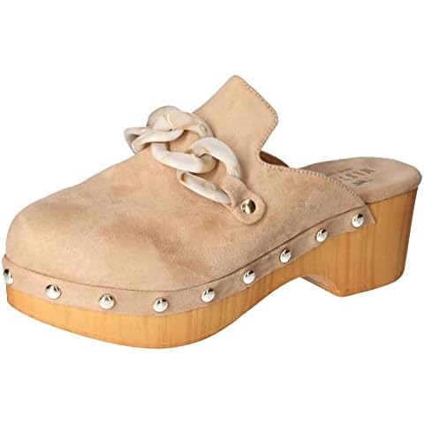 MUSTANG Mule Femme Beige Cover