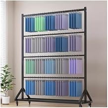 GRRICEPL Textile Fabric Roll Storage Rack with Wheels, Sample Fabric Display Rack, Floor-Standing Curtain/Quilt/Blanket Display Stand, Metal Clothes Hanger180x180 cm