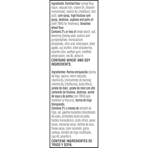 Pop-Tarts Toaster Pastries, Breakfast Foods, Kids Snacks, Unfrosted Strawberry, 13.5oz Box (8 Pop-Tarts)