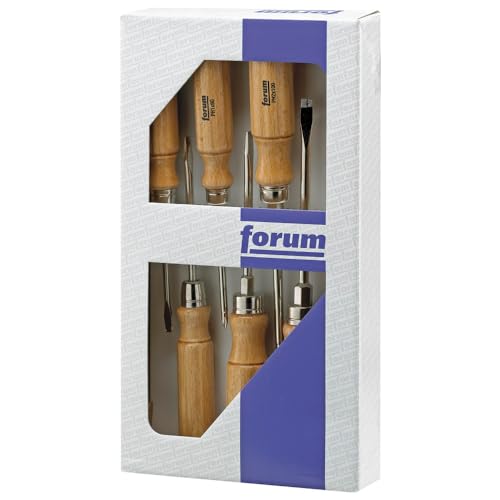 Forum Set di cacciaviti in legno, 5 pezzi, taglio 3,5-9