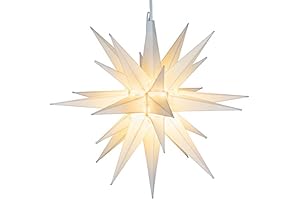 Elf Logic Glow-in-the-Dark Moravian Hanging Star Light