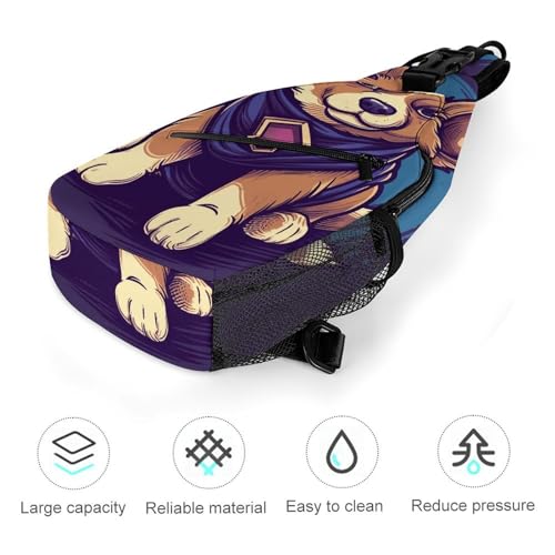 Mochila bandolera deportiva casual para viaje y senderismo miniatura 5