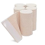 HOSPORA Latex-Free Compression Cotton Elastic Bandage, 3 Inch with Hook and Loop Closure(Pack of 5)