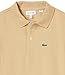 Lacoste Unisex Kids Short Sleeve Classic Pique Polo, Croissant, 10Yr