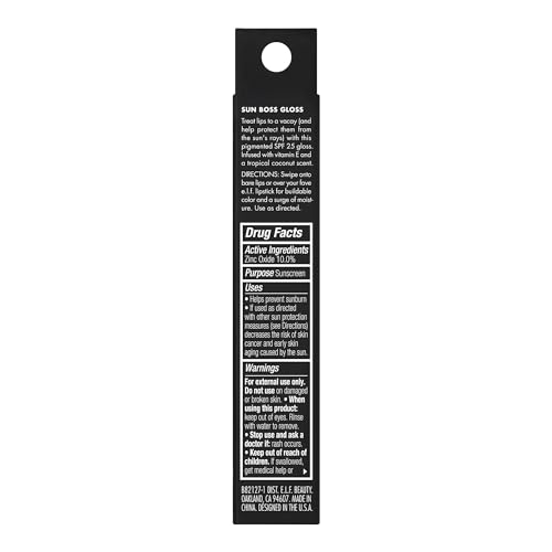 e.l.f. Sun Boss Gloss SPF 25, Blush Much? - image 6