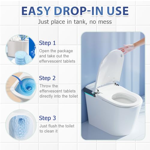 WC Acción Total Limpiador para Inodoro, Limpiador para WC, Cleaning Block WCS, Producto de Limpieza Súper Potente con Activo Descalcificador, 3 en 1 Limpieza Profunda, Antical y Desodorante (1) - imagen 4