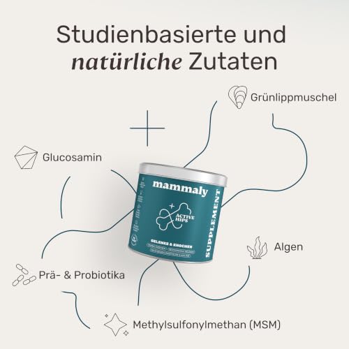 mammaly Active Hips® Grünlippmuschel-Komplex für Hunde (110 Snacks) – Ansicht 3