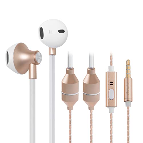 ibrain Air Tube Headphones EMF Free Airtube Earbuds Wired...