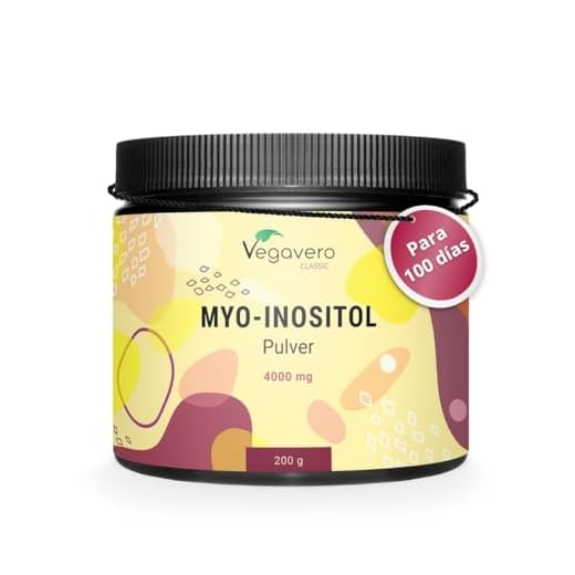 Myo Inositol Polvo 100% Puro | 4000 mg | PCOS Ovarios Poliquísticos (SOP), Dolor Menstrual y Hormone Balance | PARA 100 DÍAS | Con Cuchara Dosificadora | Vegano, Sin Aditivos, No GMO | Vegavero