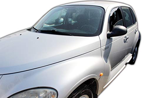 Déflecteurs d'air pour Chrysler PT Cruiser : anti pluie et anti bruit de vent en voiture