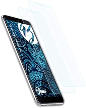 Bruni Película Protectora Compatible con Xiaomi Redmi S2 / Redmi Y2 Protector Película, Claro Lámina Protectora (2X)