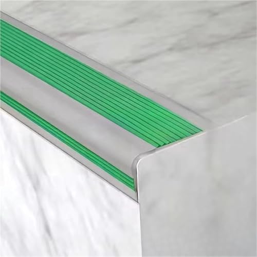 Protector de goma antideslizante para escalera, protector de escalones autoadhesivo para escaleras de interior/exterior, solución de seguridad duradera y fácil de despegar y pegar