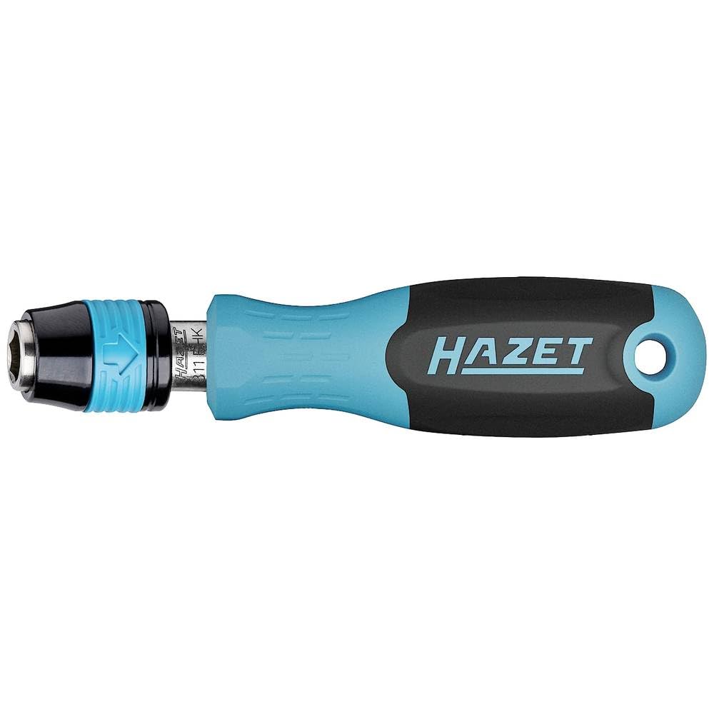 HAZET Bit Holder 811BHK, 1/4 Inch Hexagon, 3.86 in Length, Bayonet