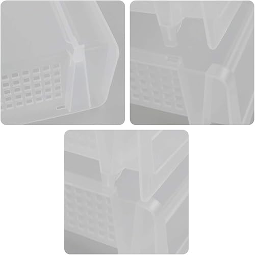 Miniatura 4 de Kiddream Bandejas plásticas transparentes de la carta del documento de 6 niveles, bandeja apilable del fichero del papel