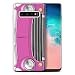 Produktbild eSwish Gel TPU Hülle/Case für Samsung Galaxy S10 / Leuchtend Rosa Muster/Klassisch Retro Mini Kollektion