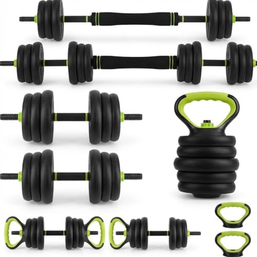 Adjustable Dumbbell Set 44LB, 4-in - Detailed View