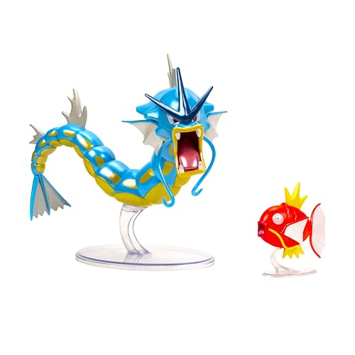 Pokemon Select Evolution Pack - Features 2-Inch Magikarp and 12-Inch Gyarados Battle Figures with Exclusive Finish