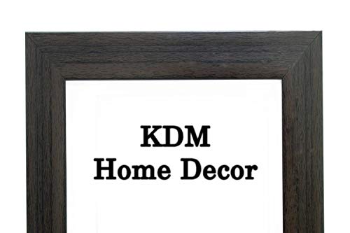 Image of Photo frame 8x12 /A4 Inches set of 2 Brown Color Glass & Synthetic Wood Hanging /Table Top Modern Photo Frame for Wall Decoration