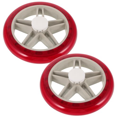 Roues de rechange pour chariot de supermarché et caddie pliable en polyuréthane