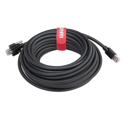 Cable GigE Ethernet Cat 6 S/STP 5m con conector RJ-45 de seguridad industrial y bloqueo por tornillo