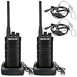 motorola tlkr t80 extreme test Walkie Talkie con auriculares; el auricular se puede colocar fácilmente en la oreja, manteniendo la conversación en privado