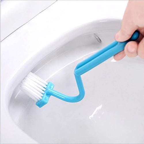 Shrinika Cleaning Brush Portable Toilet Brush Scrubber Curved Clean