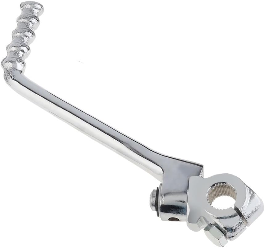 Motorcycle Kick Starter 1pcs 16mm Steel Chromed Motorcycle Kick Starter Lever Pedal for 140cc 150cc 160cc 200cc 250cc Pit Dirt Bike Crank