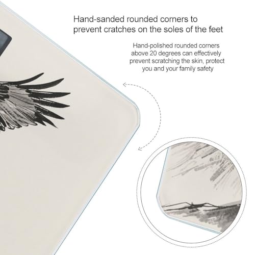 Báscula de baño digital Soaring Eagle con pantalla LED miniatura 4