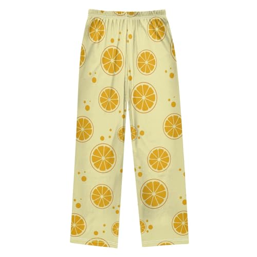 Juicy Lemon Boys Pants Boys Athletic Pants Long Pant for Boywith Pockets Wide-Leg Size 6-14Y2