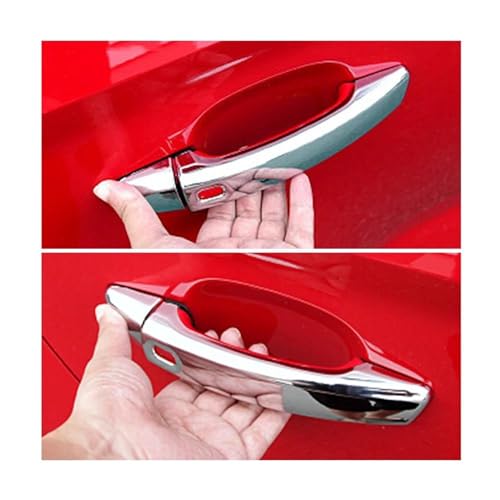 Cubiertas de manijas exterior para coche HR-V Vezel 14-19, protector cuenco fibra carbono 6