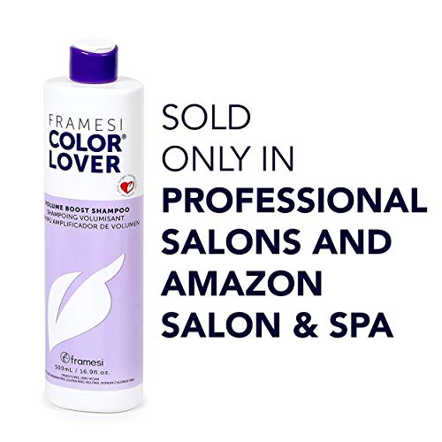 Framesi Color Lover Volume Boost Shampoo, 16.9 Fl Oz, Sulfate Free Shampoo With Quinoa And Aloe Vera, Color Treated Hair #TOP5