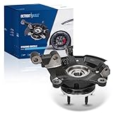 Detroit Axle - Front Steering Knuckle for 11-14 Ford Edge, Right Steering Knuckle & Wheel Hub Bearing Assembly 2011 2012 2013 2014 Replacement