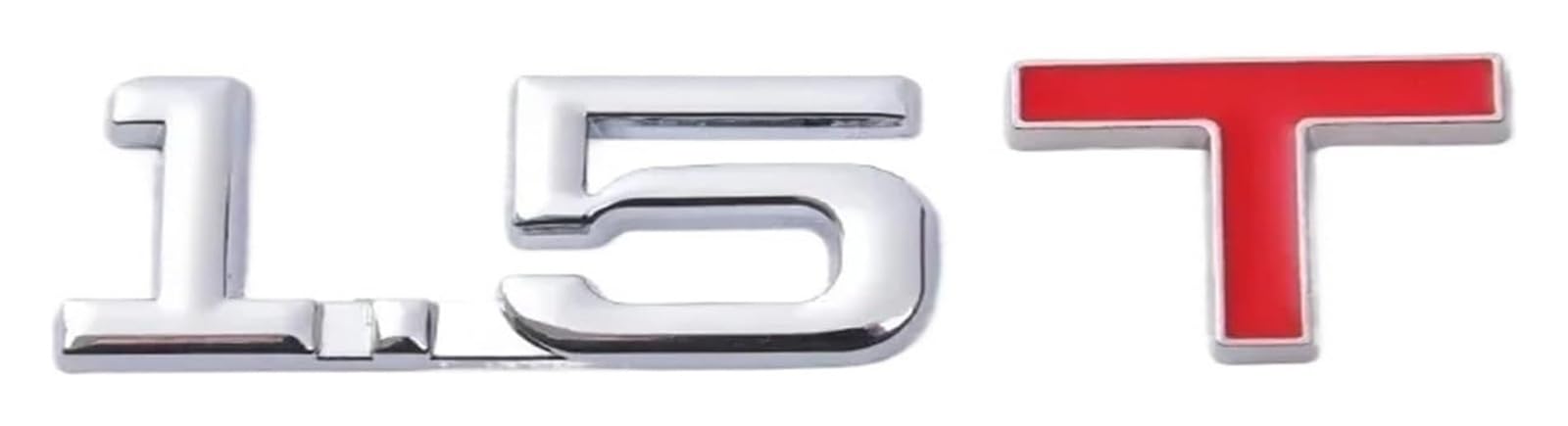 3D Metal 1.5 T 1.6 T 1.8 T 2.0 T 2.2 T 2.4 T 2.5 T 2.8 T 3.0 T Car Sticker Emblem Badge (1.5T)(1.5 Years)