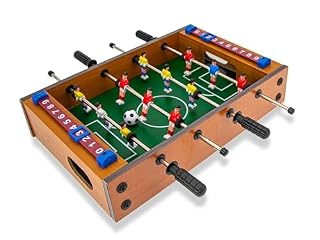 Teorema, mini baby-foot en bois pour enfants avec 12 joueurs