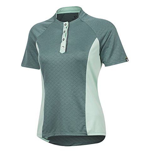 PEARL IZUMI W Select Escape Texture Jersey, Arctic Twill/Mist Green, X-Small