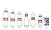 Jelofly Glass Vases Clear Flower Bud Vase Set of 6