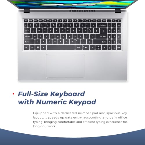 Image of Acer Aspire Go 15.6 inch Business Laptop, AMD Ryzen 7 7730U 8-Core 16-Thread, 8GB RAM, 256GB SSD, FHD Display, Wi-Fi 6, Windows 11, Built for Powerful Multitasking