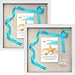 (2-pack) 12x12" White Display Shadow Box Frame with Linen Background and 16 Stick Pins - Ready To Hang Shadowbox Picture Boxes - Easy to Use - Display Case, Baby and Sports Memorabilia Wedding Baby .