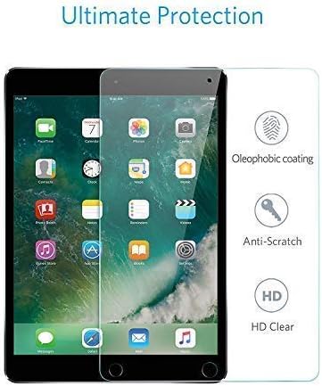 iPad Pro 10.5'' Screen Protector (2 Pack), Anker Tempered Glass Screen Protector iPad Air 10.5 inch (2019) - Retina Display/Apple Pencil Compatible/Scratch Resistant …