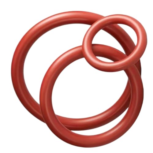 Joint torique silicone VMQ rouge 70mm résistant aux fuites de pression