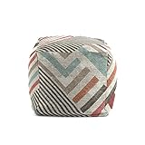DISEÑOS Y COLORES: Fabricados en España para la marca francesa Rodier, nuestros puffs para salón tienen estampados elegantes y vanguardistas para amantes del diseño y la decoración.