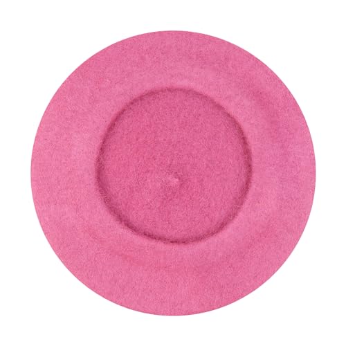 Image of Klong Women Wool Beret Hat French Style Solid Color