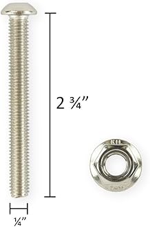 Swimline 87907 Stainless Steel Ladder Bolt Kit (Set) Replacement, One Size, Multi