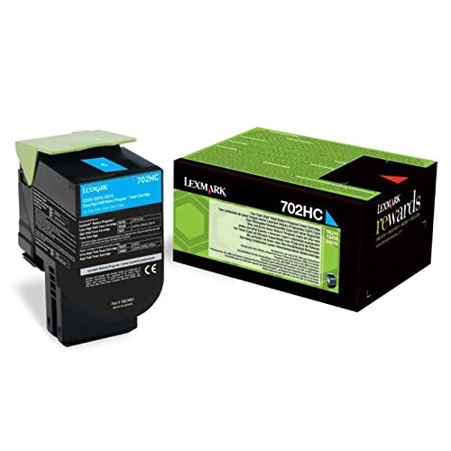 Cartouche de Toner Laser Cyan Lexmark 70C2HC0 pour Imprimante CS410n